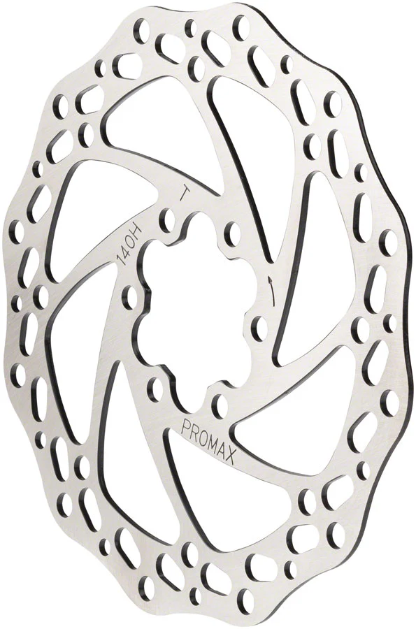 Promax Sport S1 Disc Brake Rotor - 6-Bolt One Piece Silver