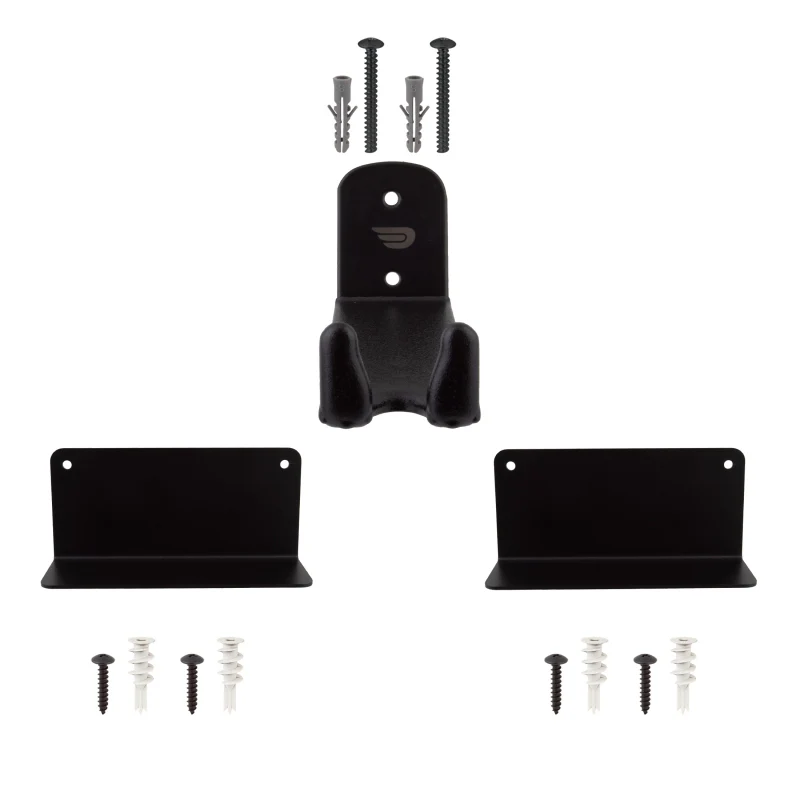 Pure cycles Pitched Single Bike Wall Rack  Black