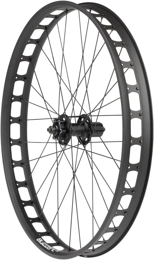 Quality Wheels Bear Pawls / Blizzerk Rear Wheel - 26" Fat 12 x 197mm 6-Bolt HG 11 MTN BLK 32H - Image 4