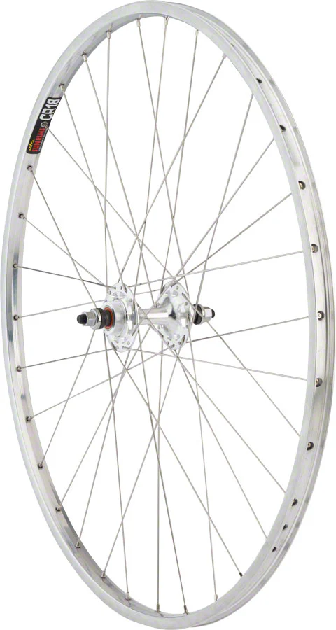 Quality Wheels CR-18 Rear Wheel - 27" Rim Brake Polished/Silver Clincher - Image 2
