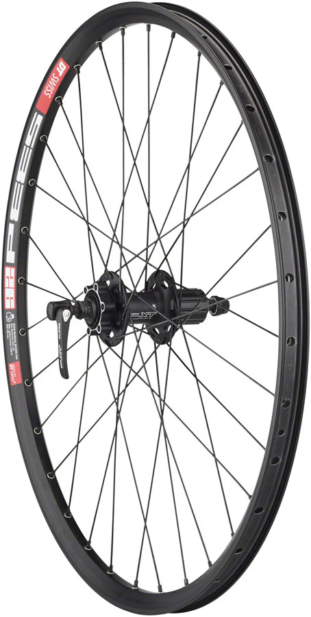Quality Wheels Shimano FH-QB400/DT 533d Rear Wheel - 26" QR x 135mm 6-Bolt HG 10 BLK 32H