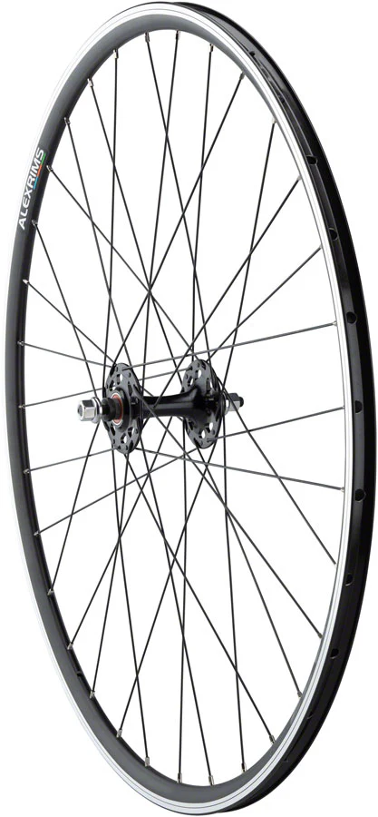 Quality Wheels Value Double Wall Series Track Front Wheel - 700, 9x1 Threaded x 100mm, Rim Brake - Image 2