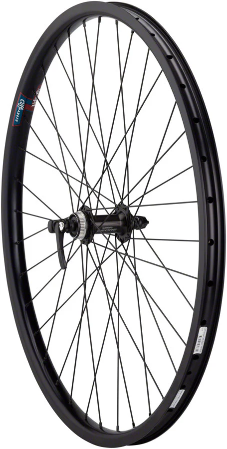 Quality Wheels Value HD Series Disc Front Wheel - QR x 100mm, Center-Lock, Black - Image 3