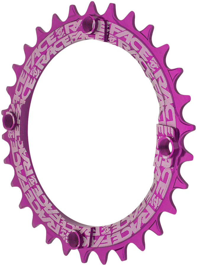 RaceFace 1x Narrow Wide Chainring - 30t 104 BCD 10-12-Speed 7075 Aluminum Orange - Image 2
