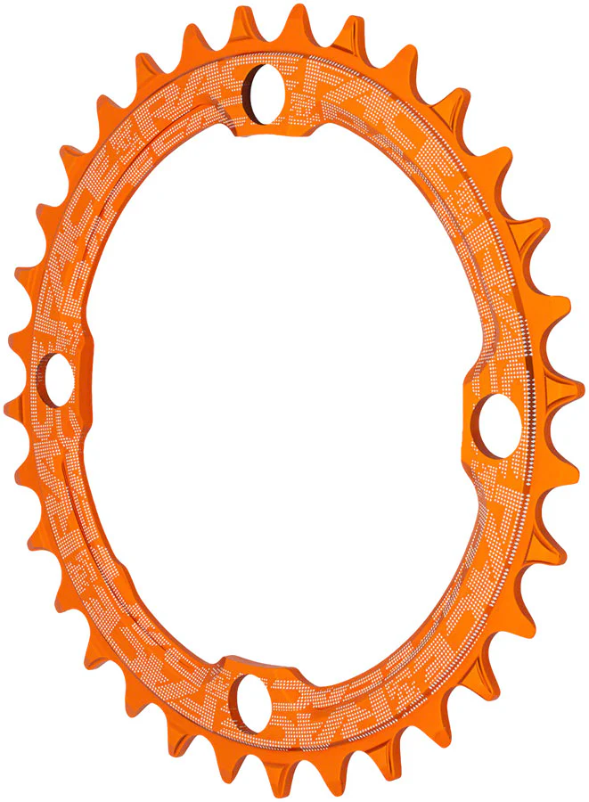 RaceFace 1x Narrow Wide Chainring - 30t 104 BCD 10-12-Speed 7075 Aluminum Orange - Image 3