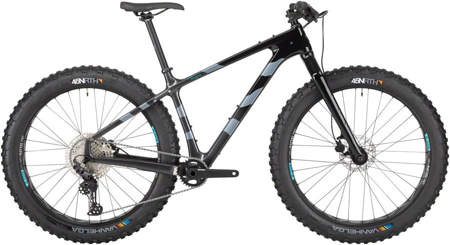 Salsa Beargrease Carbon Deore 11spd Fat Tire Bike - 27.5", Carbon, Black Fade