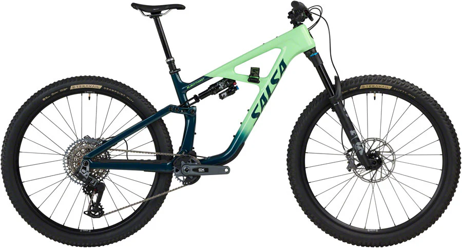 Salsa BLKthorn 125 C GX AXS Transmission Bike - 29", Carbon Slate / Citrus