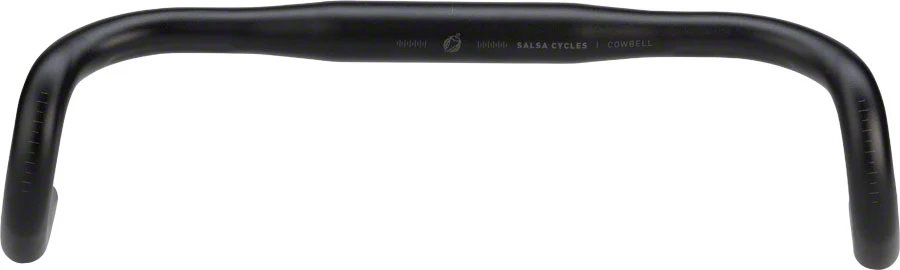 Salsa Cowbell Drop Handlebar - Aluminum 31.8mm Black