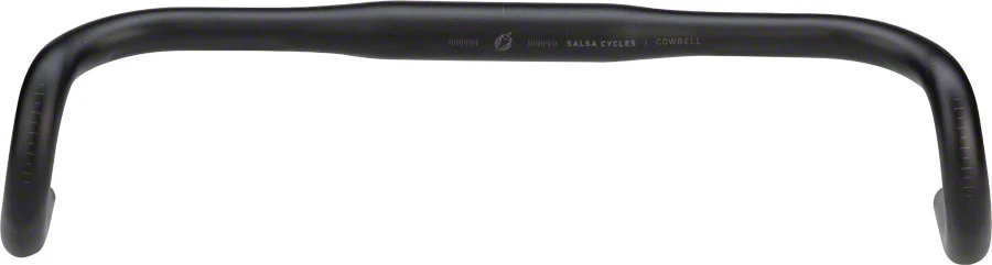Salsa Cowbell Drop Handlebar - Aluminum 31.8mm Black - Image 3
