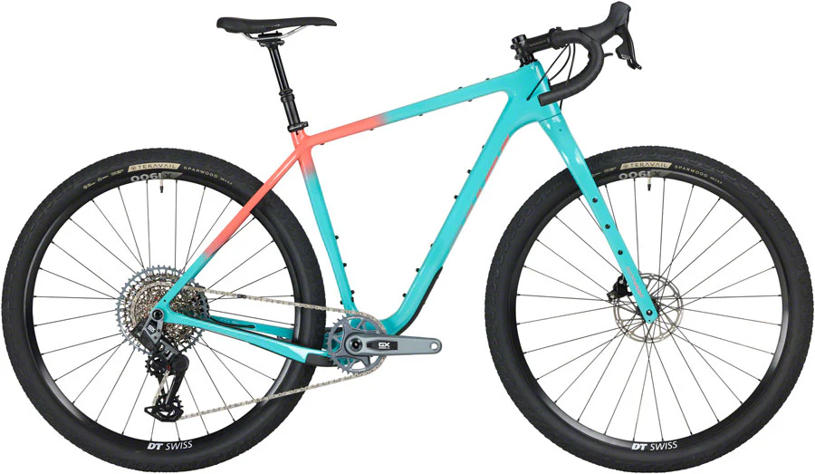 Salsa Cutthroat C Rival GX AXS Transmission Bike - Carbon Teal Fade