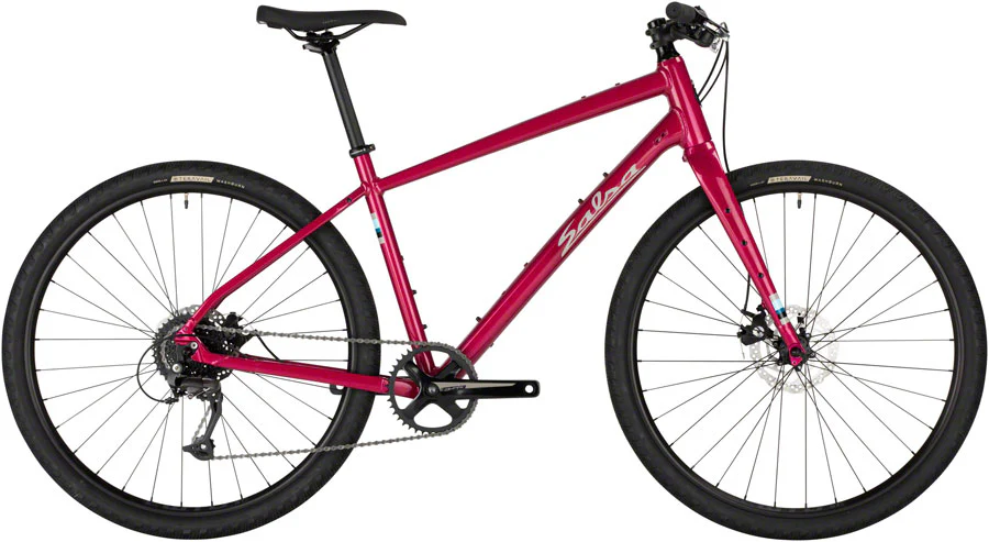 Salsa Journeyer Flat Bar Acolyte 650 Bike - Red