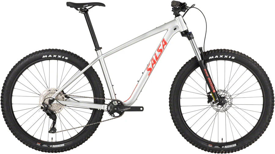 Salsa Rangefinder Deore 10 27.5+ Bike - Aluminum, Silver