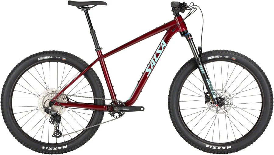 Salsa Rangefinder Deore 12 27.5+ Bike - Aluminum, Dark Red