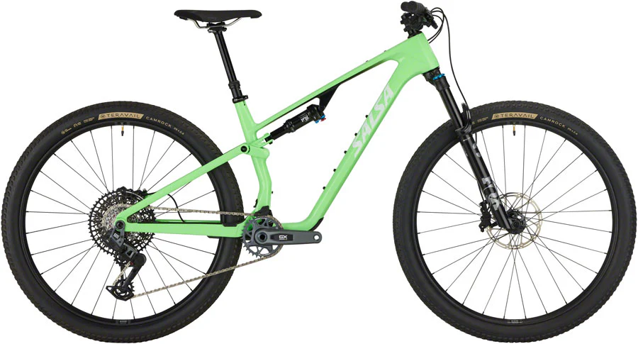 Salsa Spearfish C Deluxe GX AXS Transmission Bike - 29", Carbon, Citrus Green