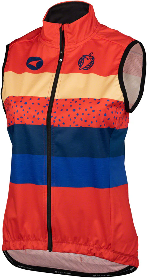 Salsa Team Polytone Women's Vest - Red w/ Stripes