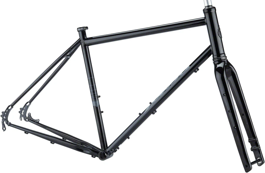 Salsa Vaya Frameset - 700c, Steel, Black