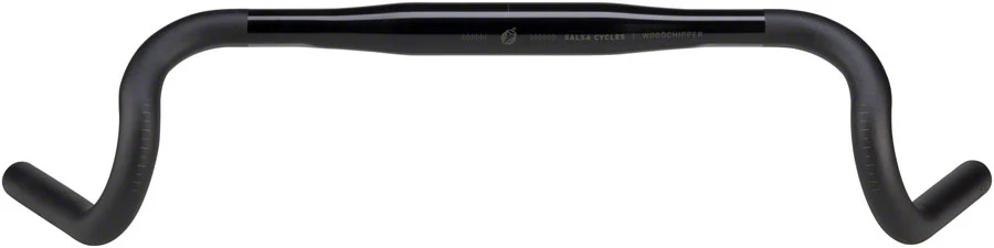 Salsa Woodchipper Deluxe Drop Handlebar - Aluminum 31.8mm Black