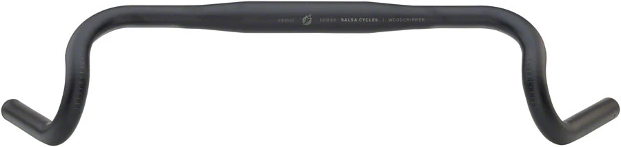 Salsa Woodchipper Drop Handlebar - Aluminum 31.8mm Black - Image 2
