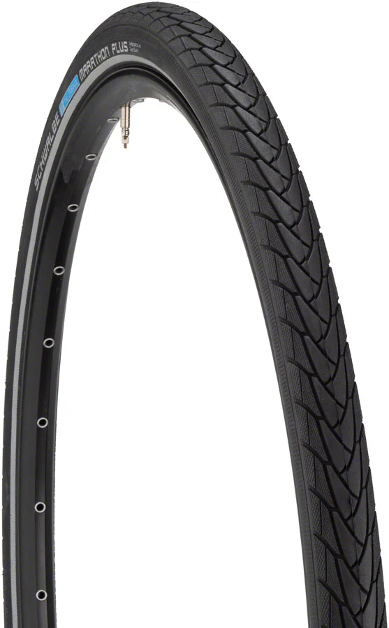 Schwalbe Marathon Plus Tire - 700 x 28 Clincher Wire BLK/Reflective Performance Line