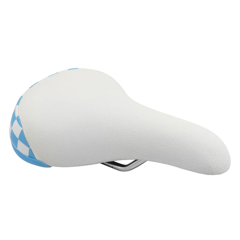Se bikes SE Seat BMX Chromoly Blu/Wht Checkerboard 245mmx155mm