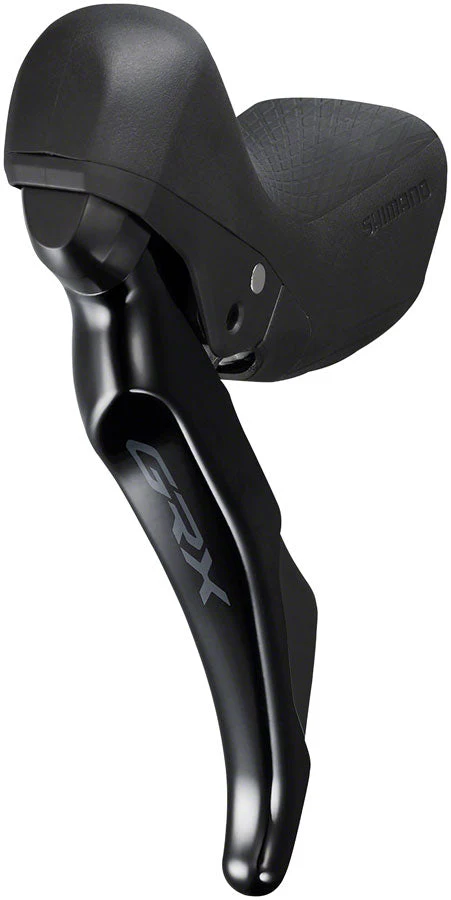 Shimano GRX ST-RX400/BR-RX400 Hydraulic Disc Brake Brake/Shift Lever - Left 2x10-Speed Flat Mount Finned Resin Pads BLK - Image 2