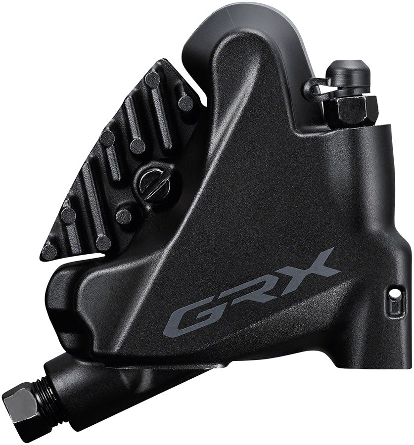 Shimano GRX ST-RX400/BR-RX400 Hydraulic Disc Brake Brake/Shift Lever - Left 2x10-Speed Flat Mount Finned Resin Pads BLK - Image 3