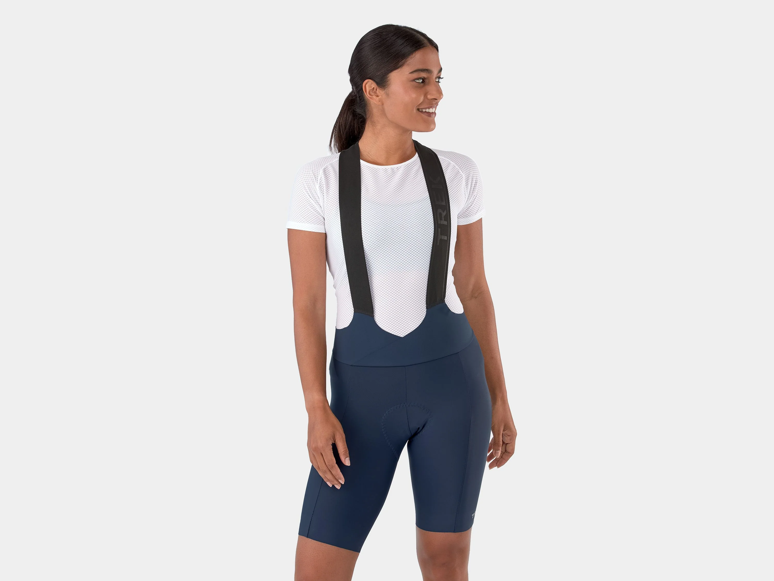 Short Trek Velocis Bib Women Large Deep Dark Blue