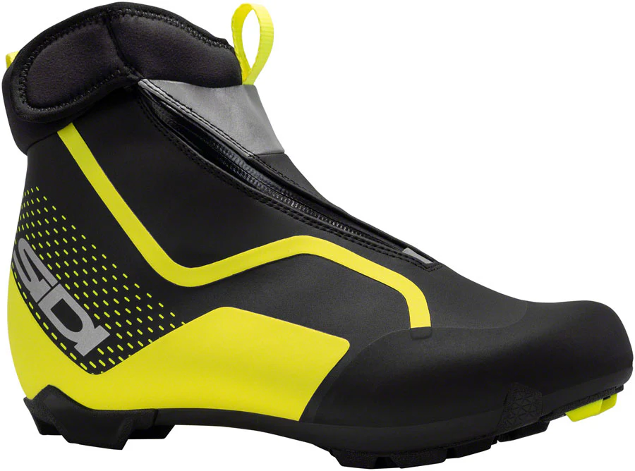 SIDI Algor Primaloft Cycling Boots - BLK/YLW Fluorescent Size 41 Millennium Fit