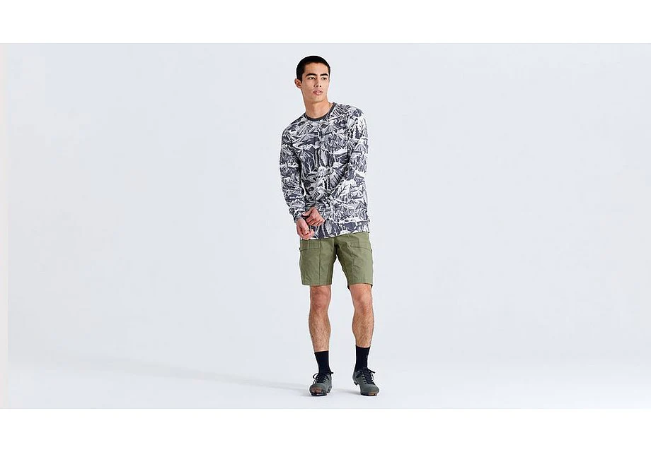 Specialized S/F Cotton Calis-Workse Tee Ls Men Basalt/Eggshell Xs