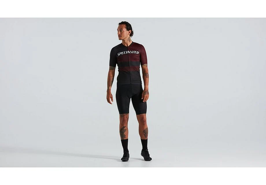 Specialized Sl+ Logo Stripe Jersey Ss Men Black L