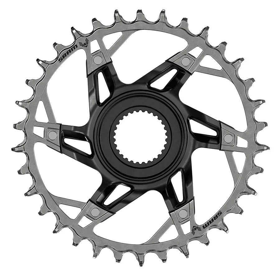 SRAM Bosch DU38 XX T-Type Chainring - Speed: 12 BCD: Direct Mount, Bosch DU38 Steel, Black - Image 2