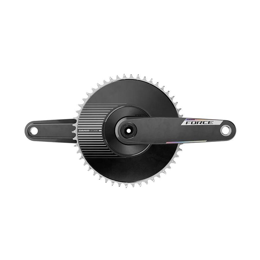 SRAM Force 1x Aero E1 Crankset Speed: 12/13 Spindle: 28.99mm BCD: Direct Mount SRAM 8 Bolt 50 DUB Black Road - Image 4