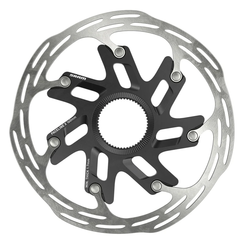 Sram Paceline X Disc Rotor 160mm Black/Silver Rotor