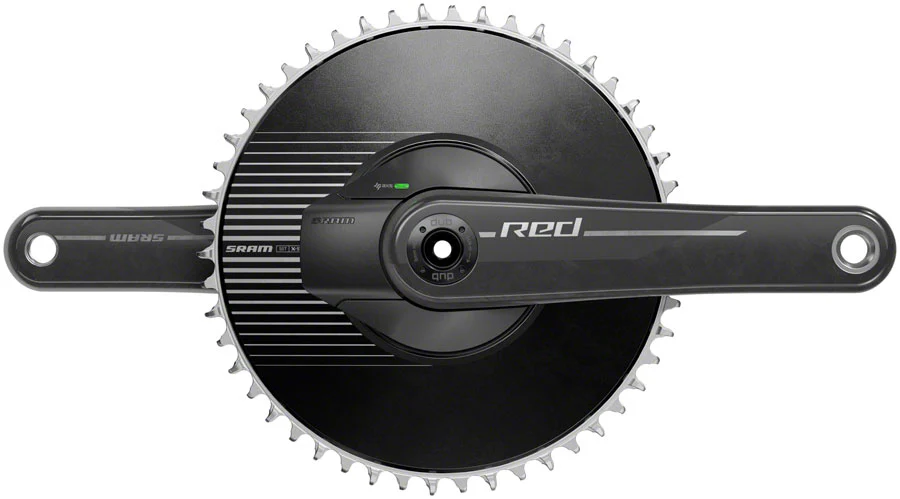 SRAM RED 1 AXS Power Meter Crankset - Natural Carbon E1 - Image 2