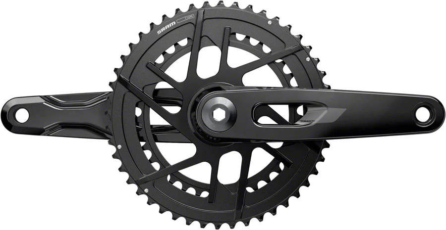 SRAM Rival Crankset - 12-Speed 8-Bolt Direct Mount DUB Spindle BLK E1 - Image 2