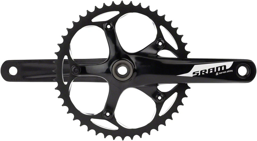 SRAM S-300 1.1 Courier Crankset - Single Speed, 48t, 130 BCD, GXP Spindle Interface