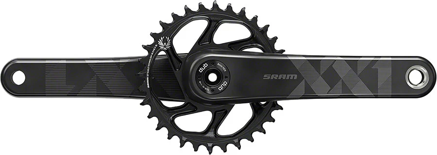 SRAM XX1 Eagle Carbon Fat Bike Crankset - Black