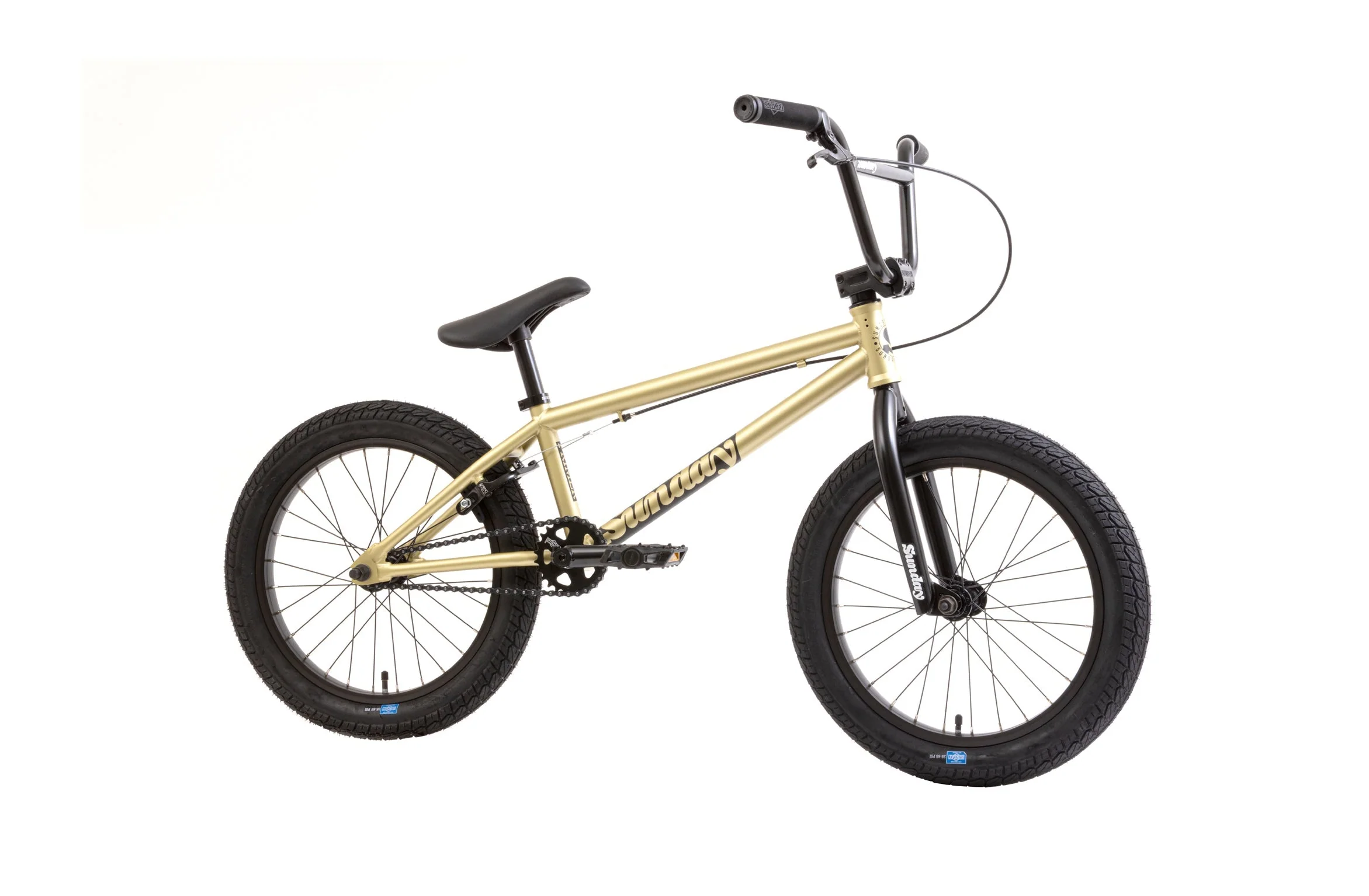 Sunday Primer 18" BMX Bike (Matte Metallic Gold with 18.5" tt)