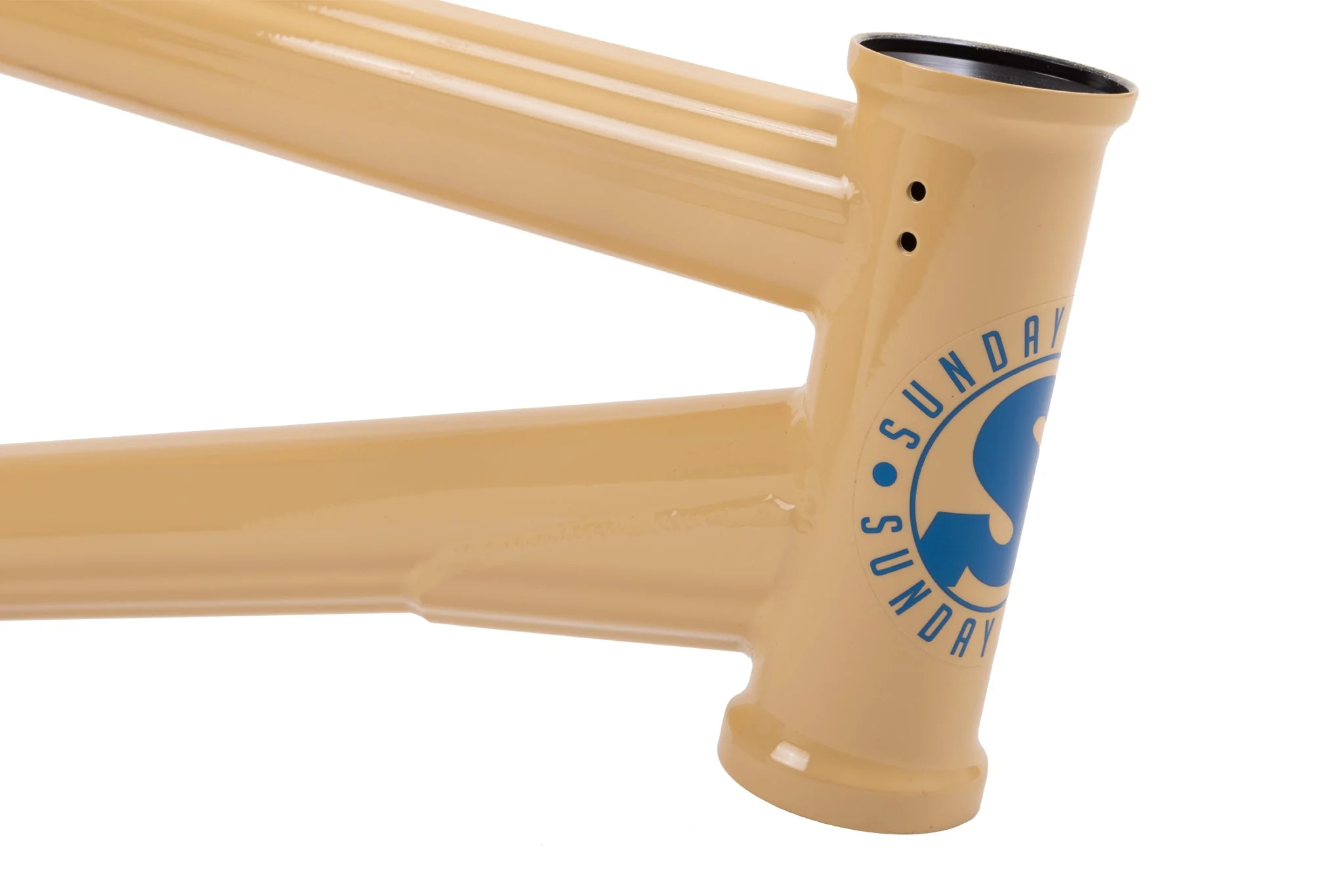 Sunday Soundwave v3 Frame (Gloss Sand w/ Blue Stickers) - Image 2