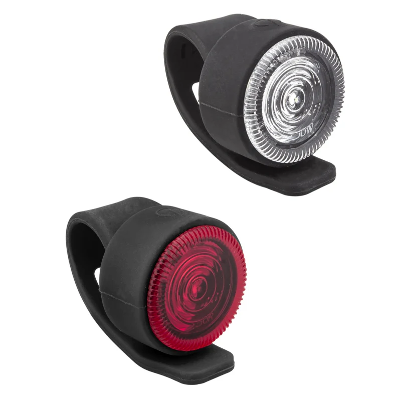 Sunlite Dot Combo Light Black 3F/3R Combo Silicone Strap 12/6