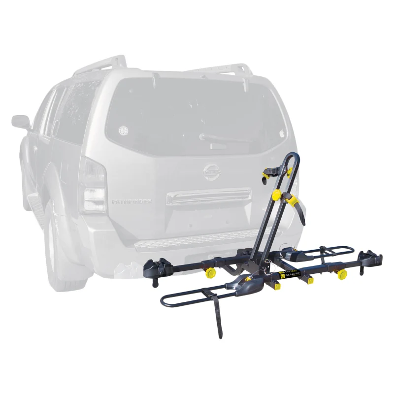 Sunlite HRT-250 1.25-2in Receiver Tray Rack 2 Bike 1-1/4 or 2` Black 70lbs