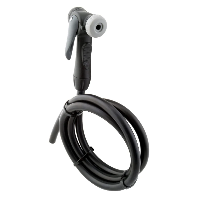 Sunlite Twinhead Pump Hose Kit Sunlite/Topeak/Pedros PV/SV Hose & Head 860mm Black