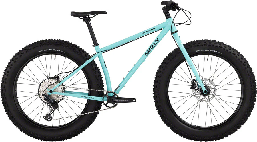 Surly Ice Cream Truck Fat Bike - 26", Steel, Safety Mask Blue