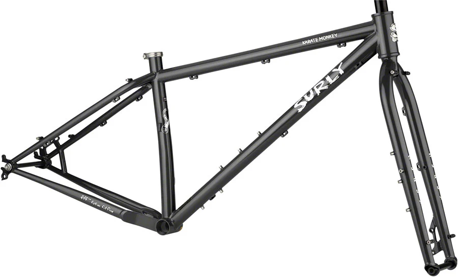 Surly Karate Monkey Frameset - Steel Hi-Viz