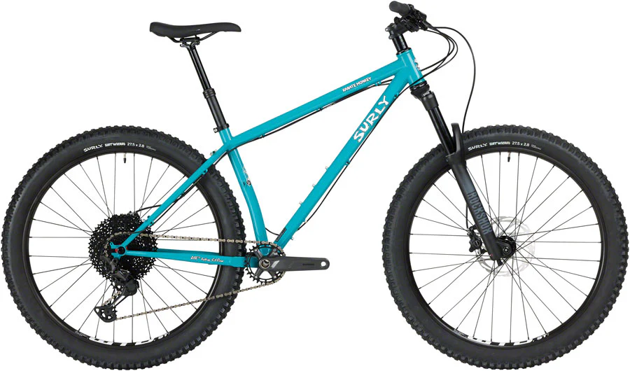 Surly Karate Monkey Front Suspension Bike - 27.5", Steel, Lost at Sea Blue