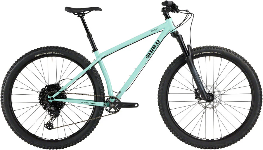 Surly Krampus Front Suspension Bike - 29", Steel, Blue Oyster Coat