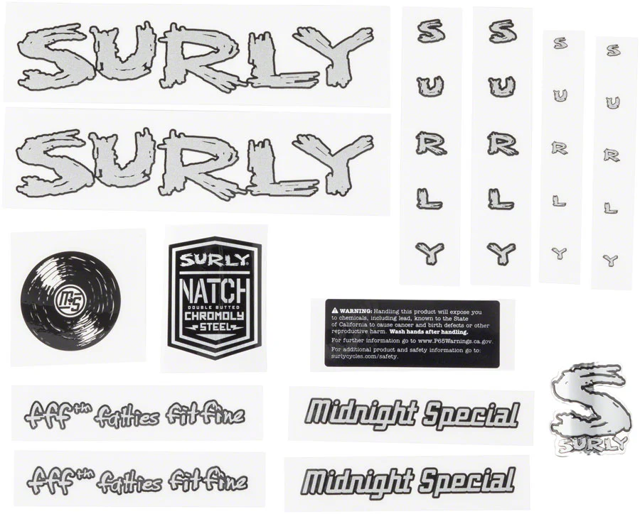 Surly Midnight Special Frame Decal Sets - Image 3