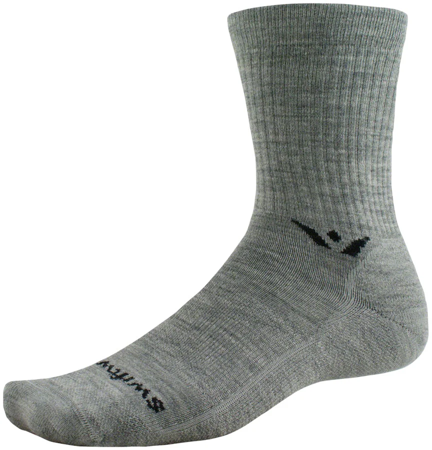 Swiftwick Pursuit Hike Medium Cushion Wool Socks - 6"