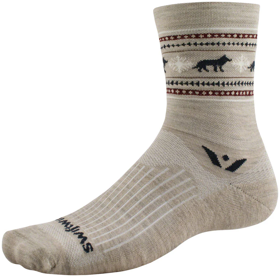 Swiftwick Vision Five Winter Collection Socks - 5" - Image 2