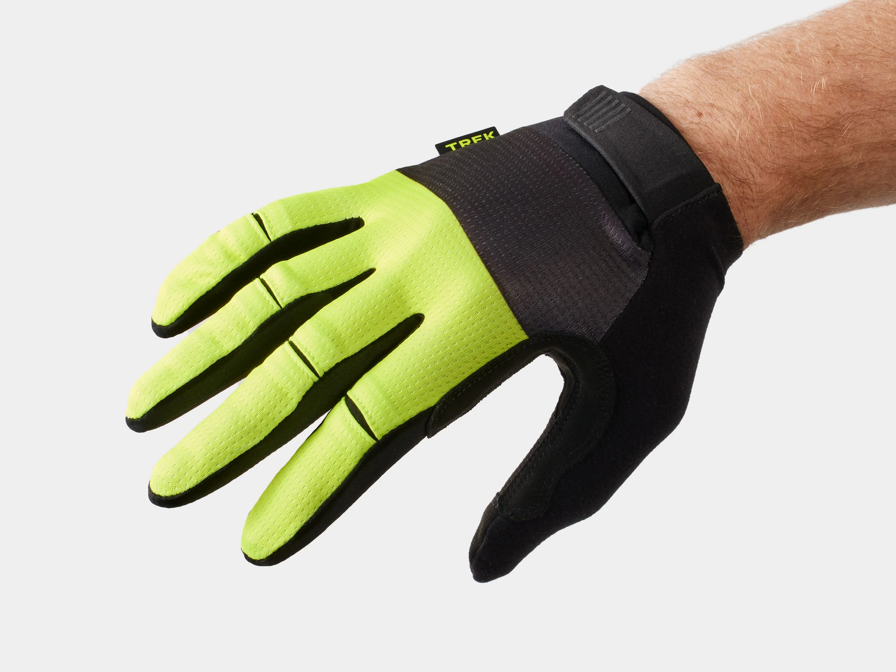 Trek Circuit Full-Finger Large Radioactive Yellow Glove